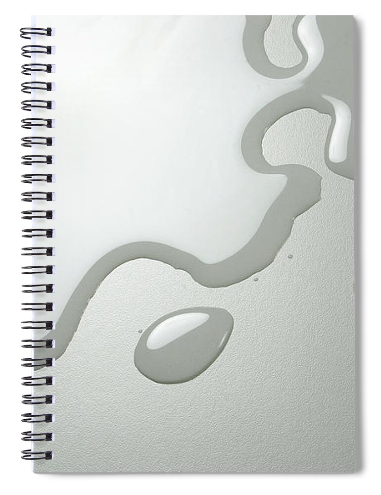 Water Surface Spiral Notebook featuring the photograph Water by Edfuentesg