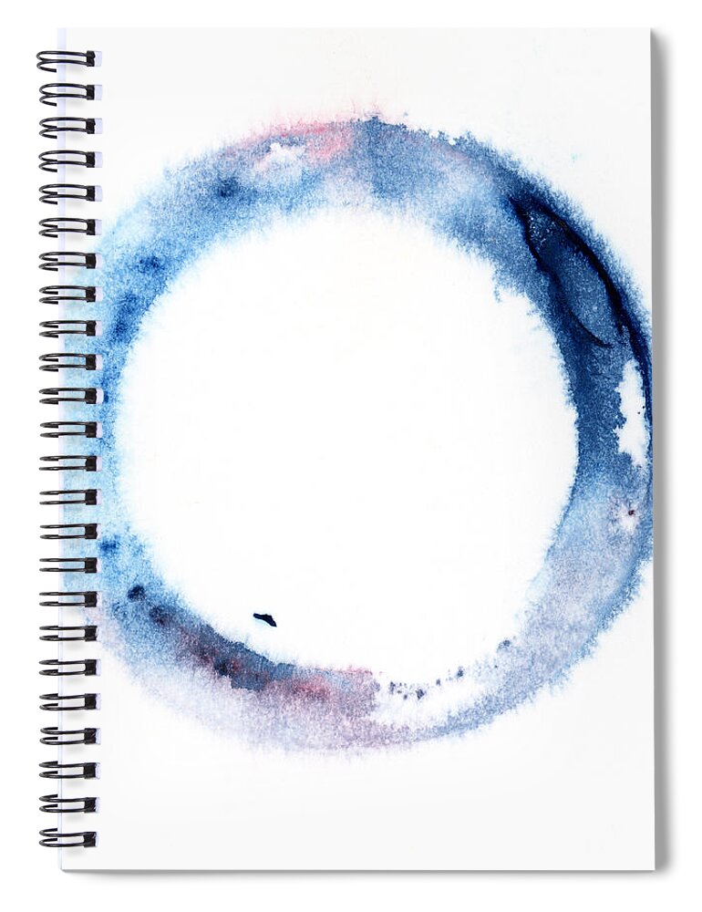 Watercolor Painting Spiral Notebook featuring the photograph Watercolor Ring by Alenchi