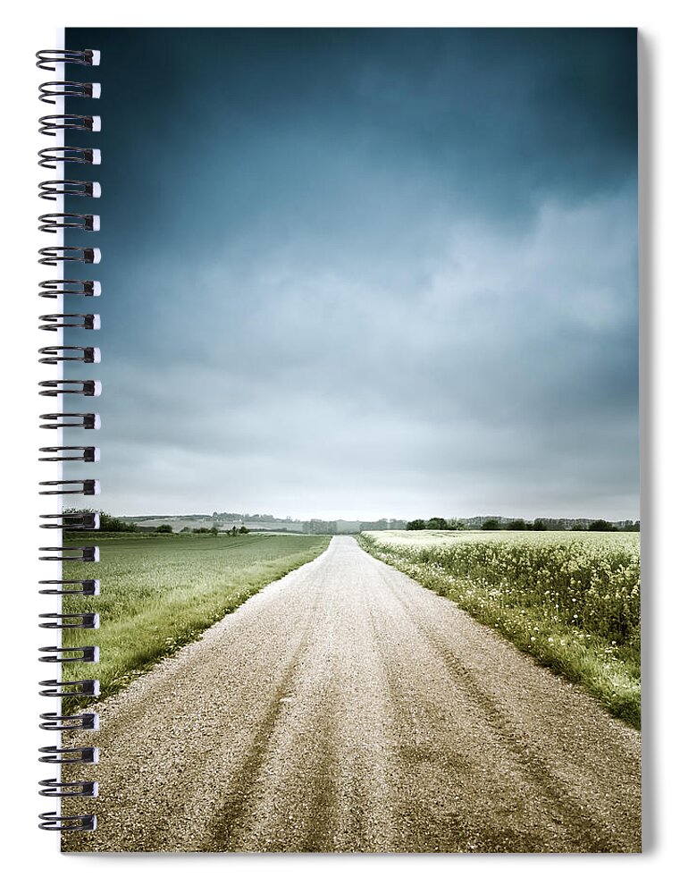 Scenics Spiral Notebook featuring the photograph Way Forward by Da-kuk