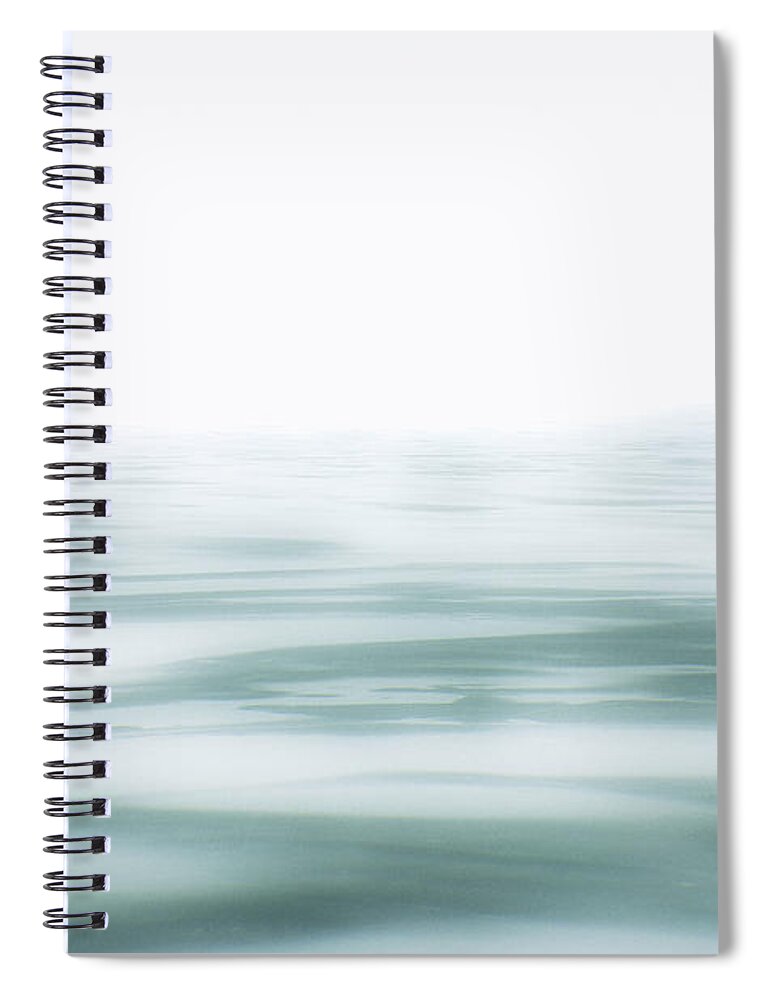 Ice Spiral Notebook featuring the photograph One December by Cynthia Dickinson