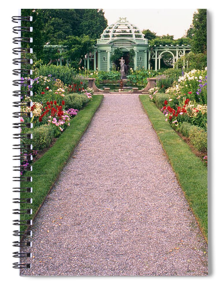 Tranquility Spiral Notebook featuring the photograph Westbury Arboretum by Richard Felber
