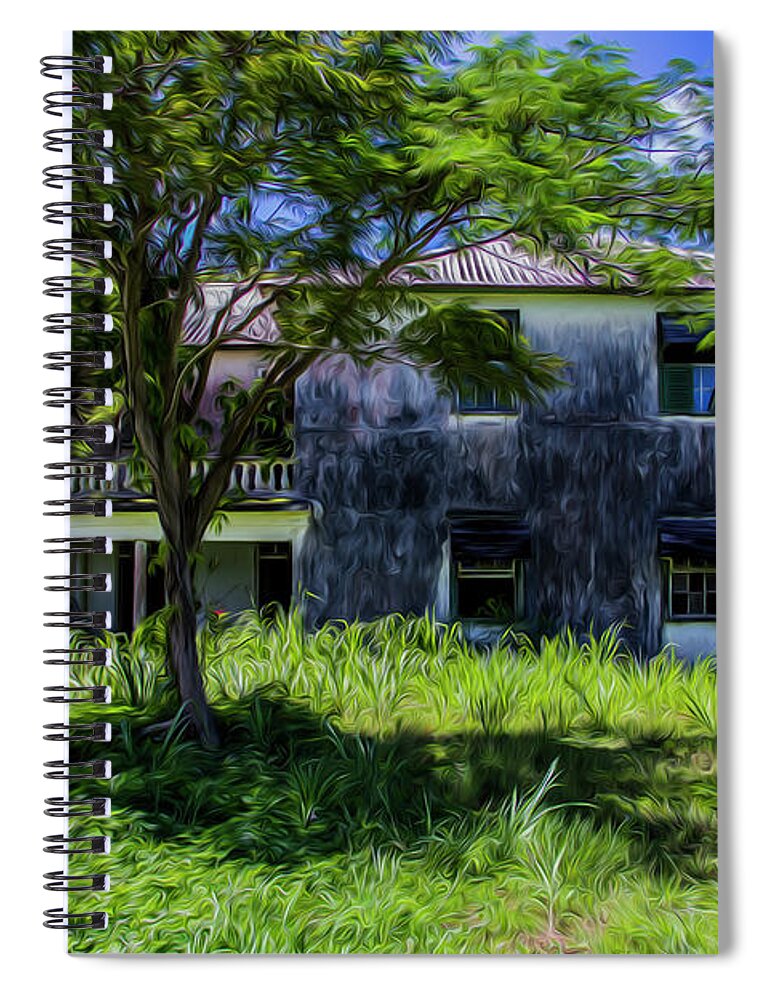 Plantation Spiral Notebook featuring the photograph Westmoreland Plantation by Stuart Manning
