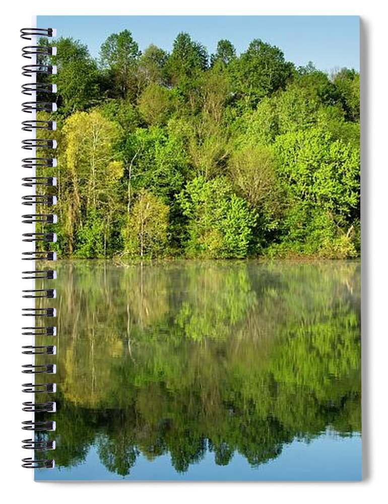 Landscape Spiral Notebook featuring the photograph Whippoorwill Lake by John Benedict