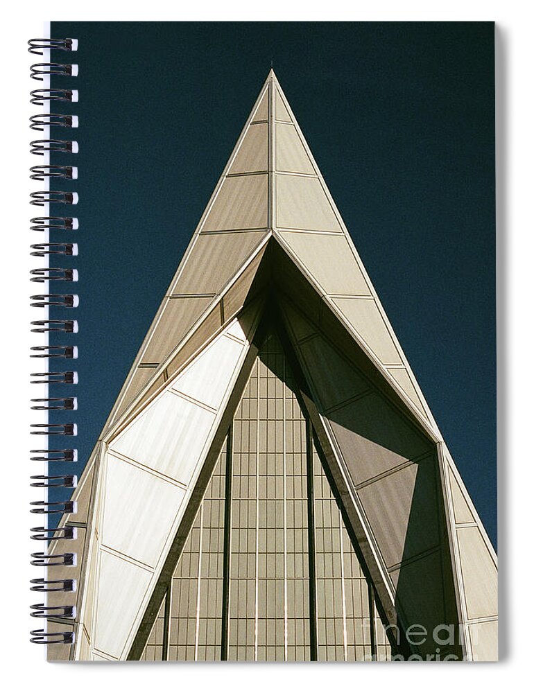 Architecture Spiral Notebook featuring the photograph Wild Blue Yonder by Ana V Ramirez