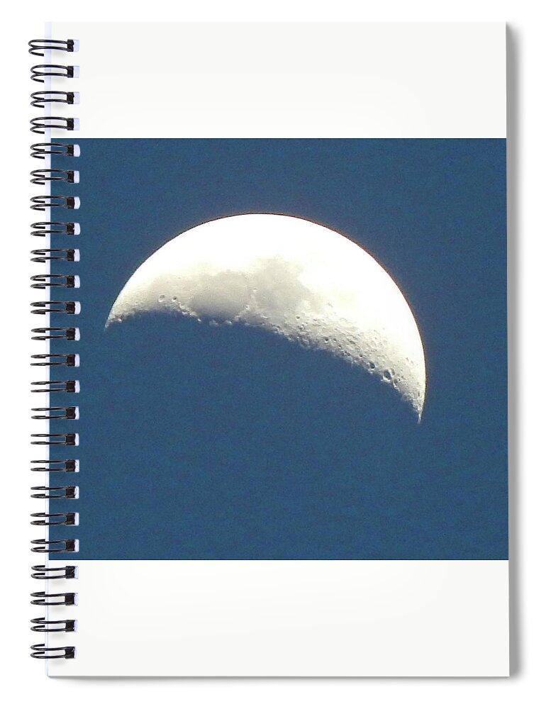 Moon Spiral Notebook featuring the photograph Wild Blue Yonder by Karen Stansberry