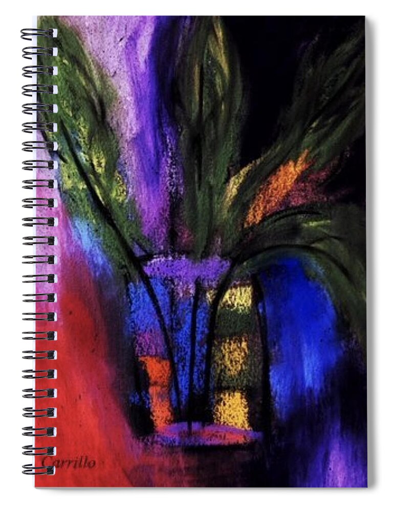 Abstract Painting Abstract Expressionism Abstract Expressionism Abstract Art Abstract Flowers Abstract Floral Pastel Abstract Abstract Artistsoninstagram Abstraction  Spiral Notebook featuring the painting Wild Thing by Ruben Carrillo