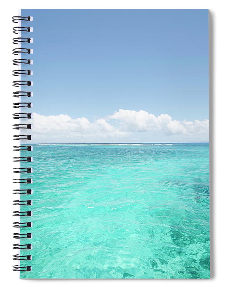Scenics Spiral Notebook featuring the photograph Willoughby Bay, Antigua by Nine Ok