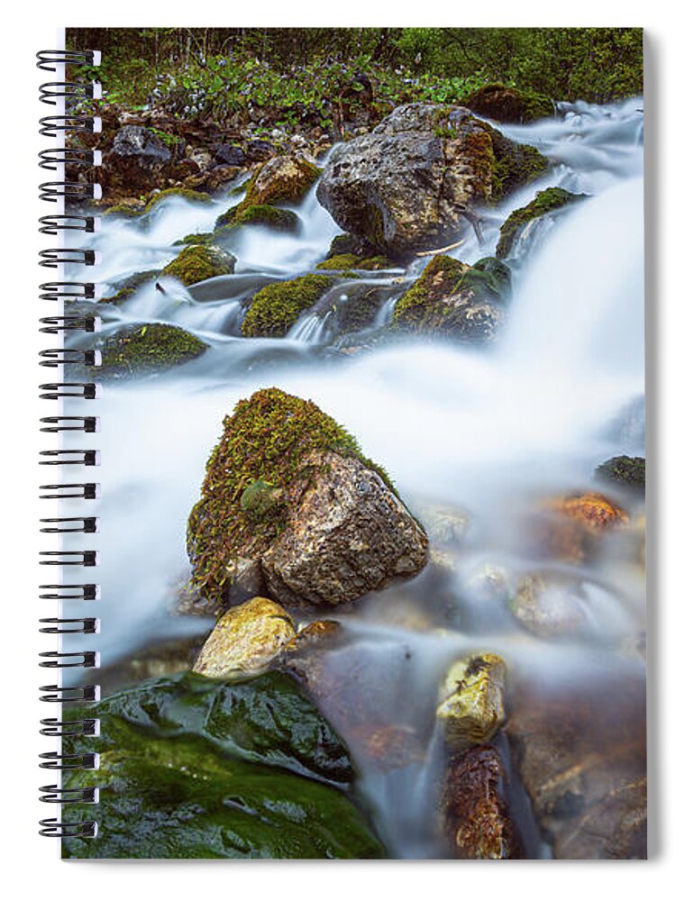 Nature Spiral Notebook featuring the photograph Wimbach by Andreas Levi