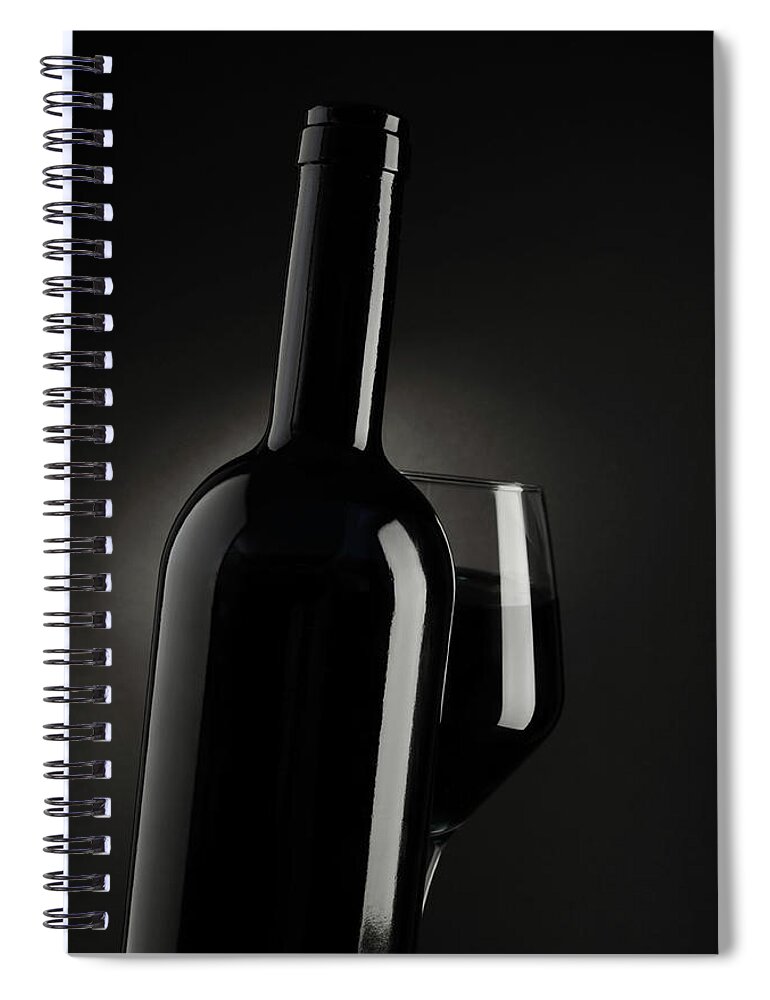 Rose Wine Spiral Notebook featuring the photograph Wine by Rustemgurler