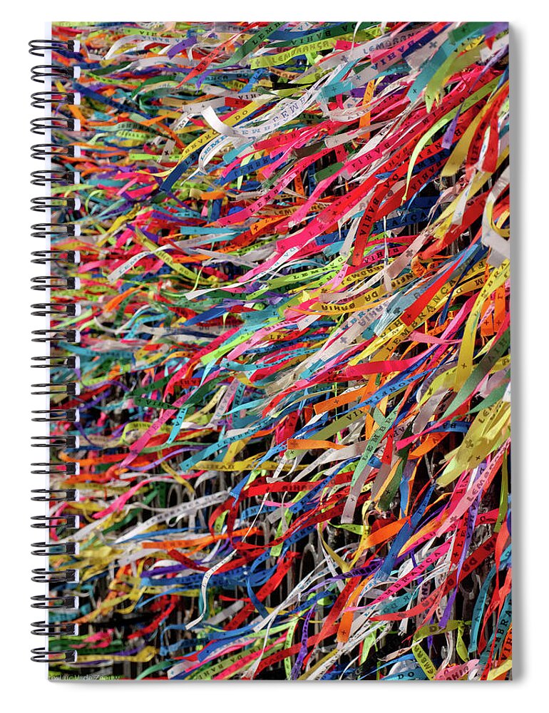 Wind Spiral Notebook featuring the photograph Wish Ribbon by Luc V. De Zeeuw