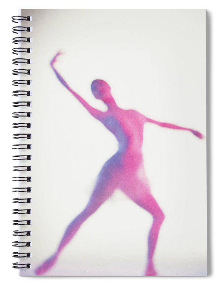 Ballet Dancer Spiral Notebook featuring the photograph Woman Dancing by Comstock