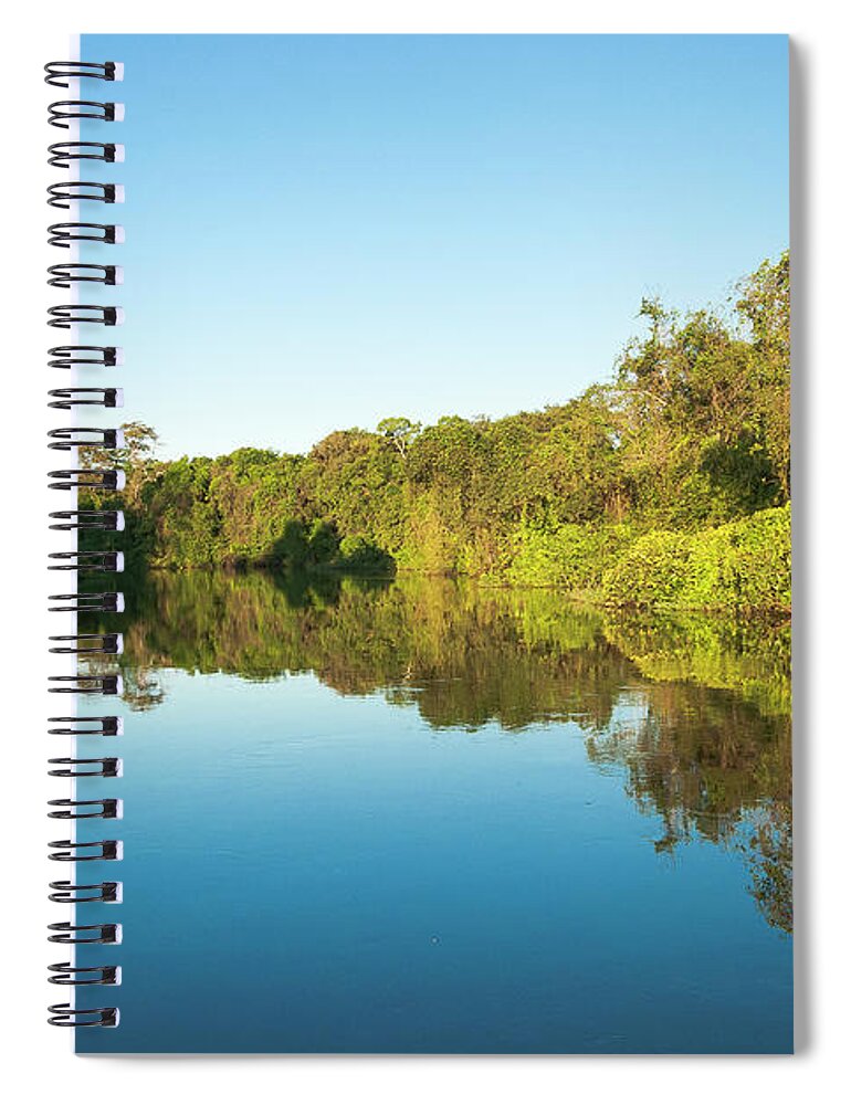 Tropical Rainforest Spiral Notebook featuring the photograph Yacuma River by Marc Shandro