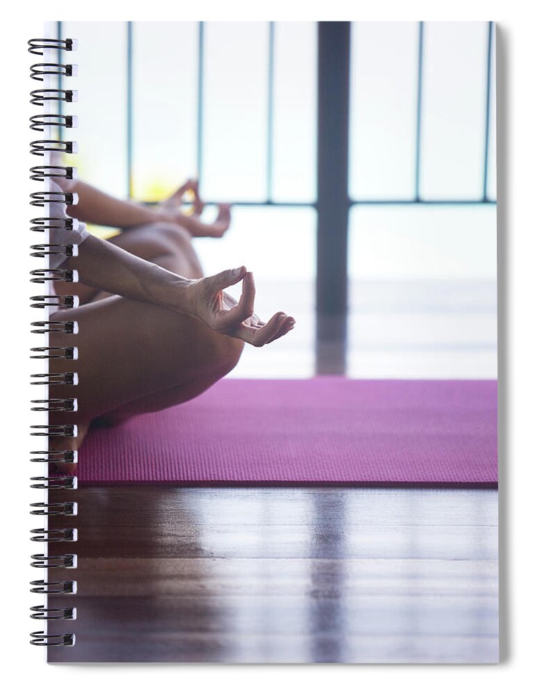 People Spiral Notebook featuring the photograph Yoga by Webphotographeer