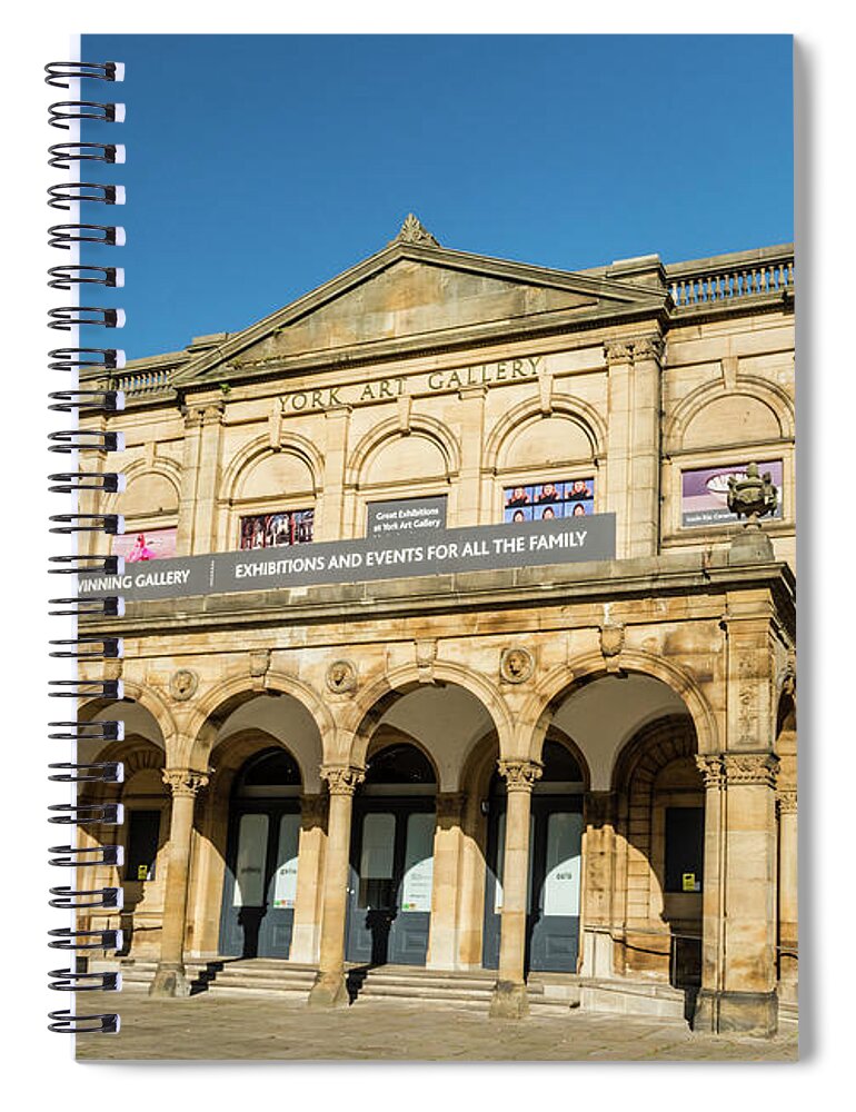 York Art Gallery Spiral Notebook featuring the photograph York Art Gallery, Yorkshire by David Ross