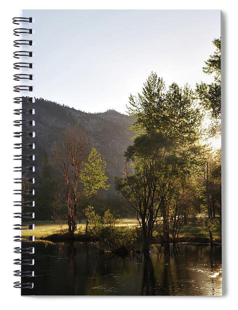 Scenics Spiral Notebook featuring the photograph Yosemite National Park by Aimintang