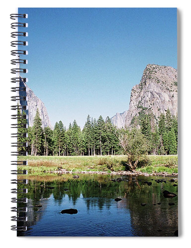 Scenics Spiral Notebook featuring the photograph Yosemite National Park by Maxlevoyou