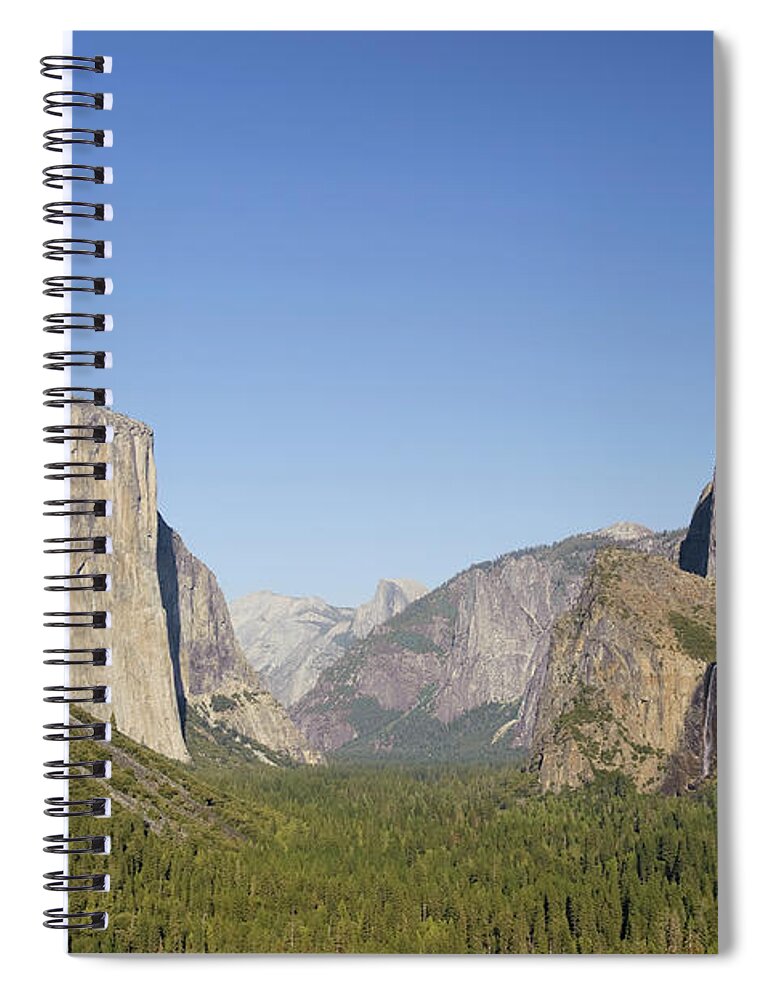 Scenics Spiral Notebook featuring the photograph Yosemite National Park, Yosemite Valley by Michele Falzone