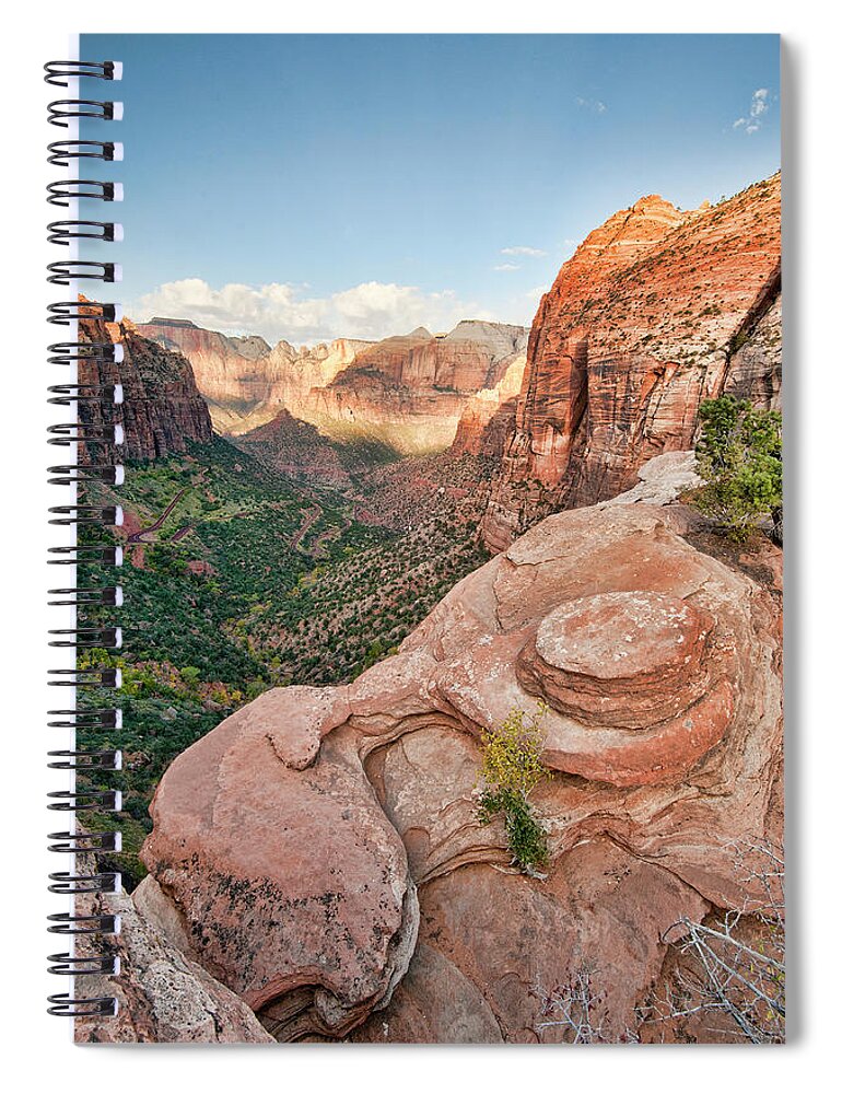 Tranquility Spiral Notebook featuring the photograph Zion National Park by Brook Tyler Photography