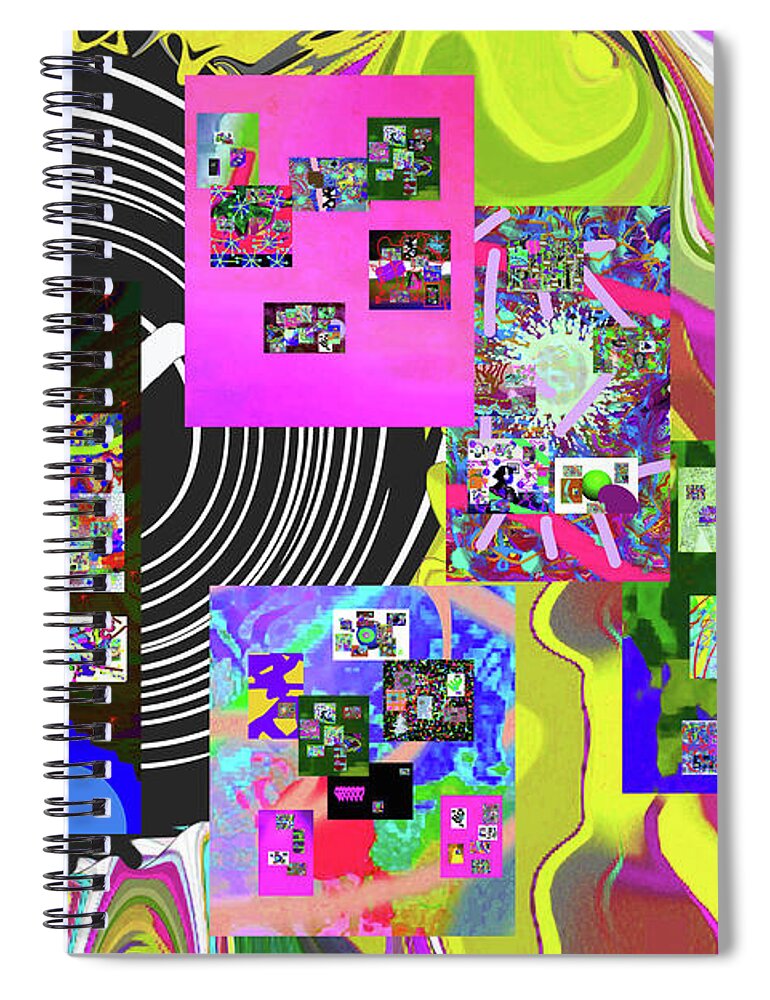 Walter Paul Bebirian: Volord Kingdom Art Collection Grand Gallery Spiral Notebook featuring the digital art 1-24-2020c by Walter Paul Bebirian
