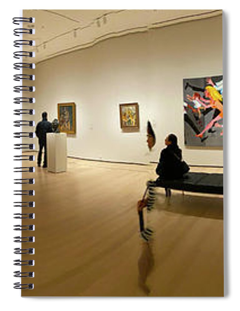 Walter Paul Bebirian: Volord Kingdom Art Collection Grand Gallery Spiral Notebook featuring the digital art 1-26-2020a by Walter Paul Bebirian