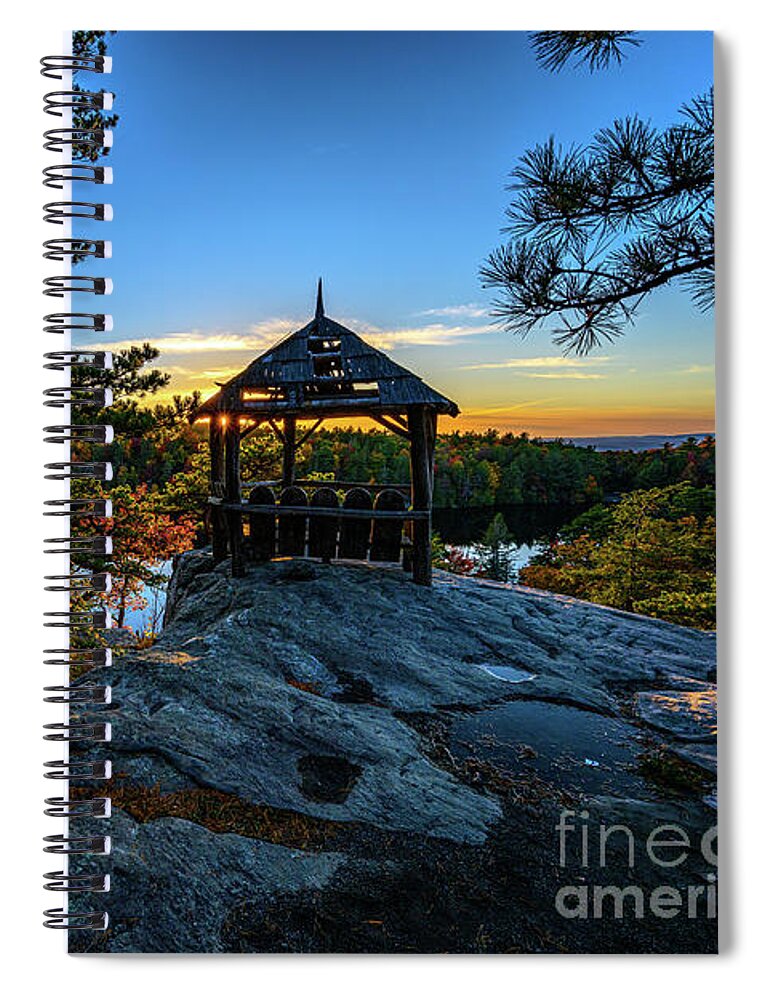 2020 Spiral Notebook featuring the photograph Autumn on a Secret Lake #1 by Stef Ko