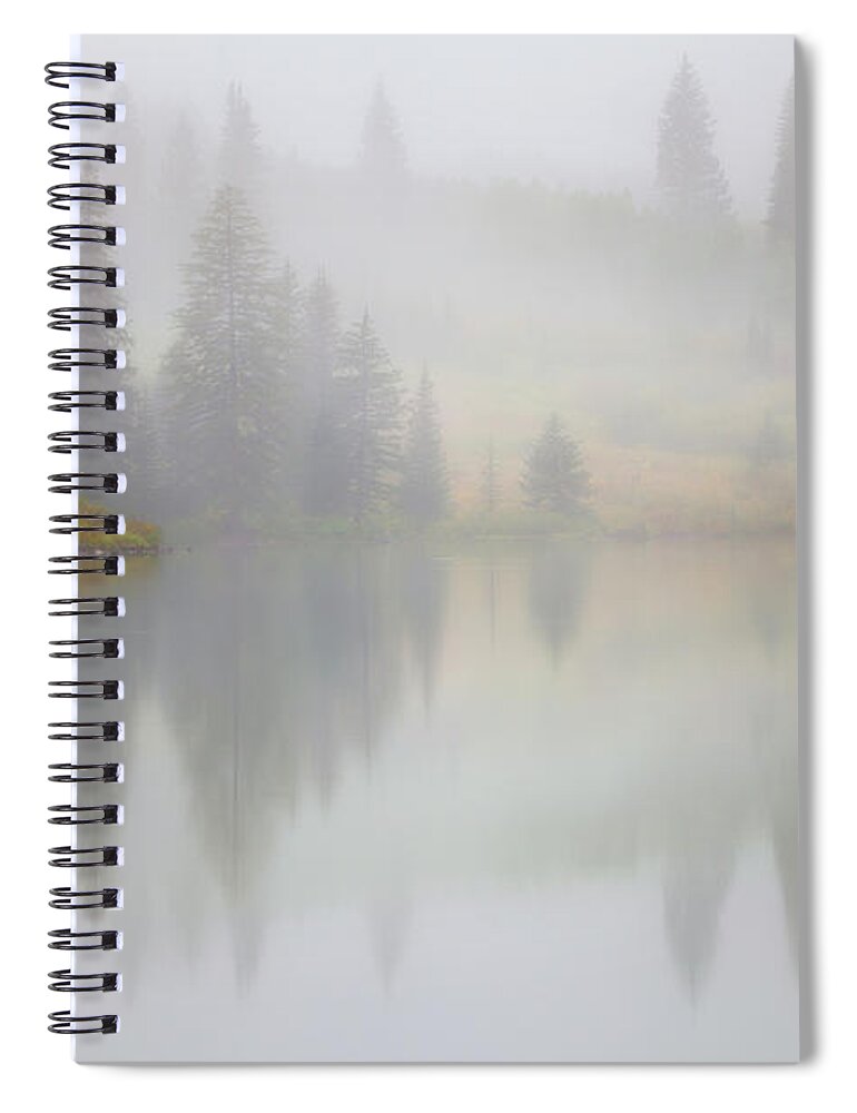 Colorado Spiral Notebook featuring the photograph Autumn Reflections #1 by Darren White