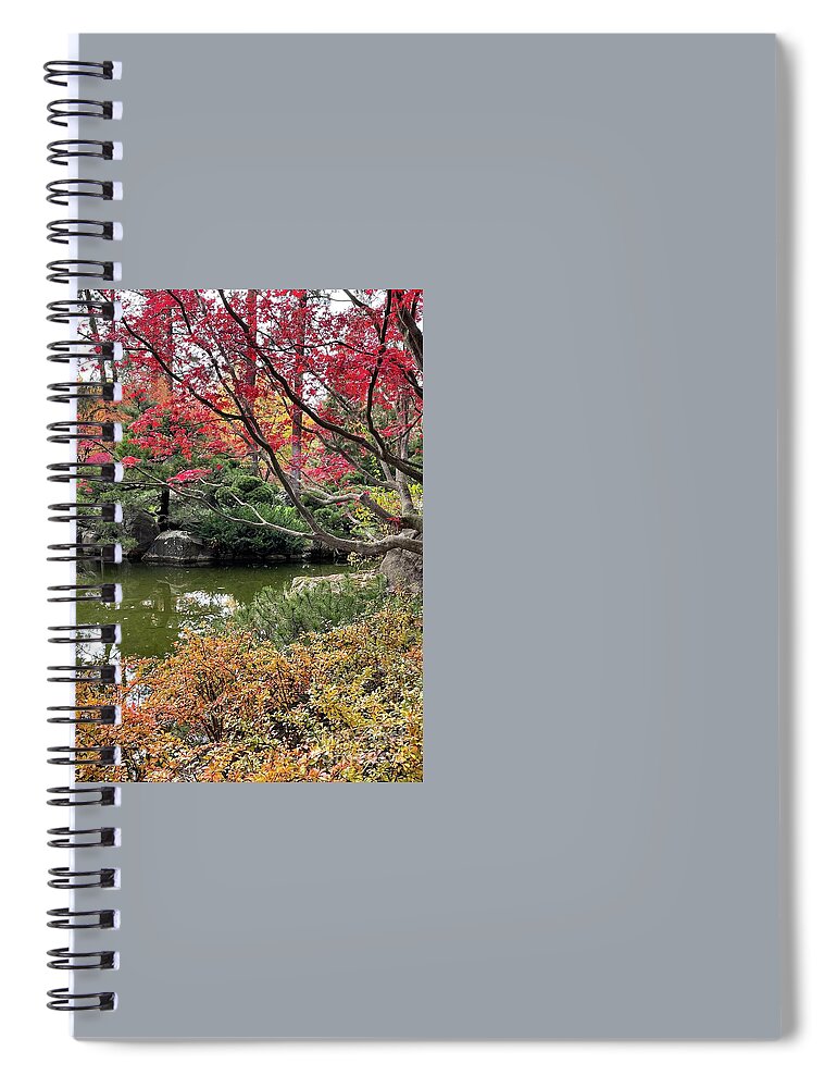 Chipmunk Spiral Notebook featuring the photograph Balancing Act #2 by Carol Groenen