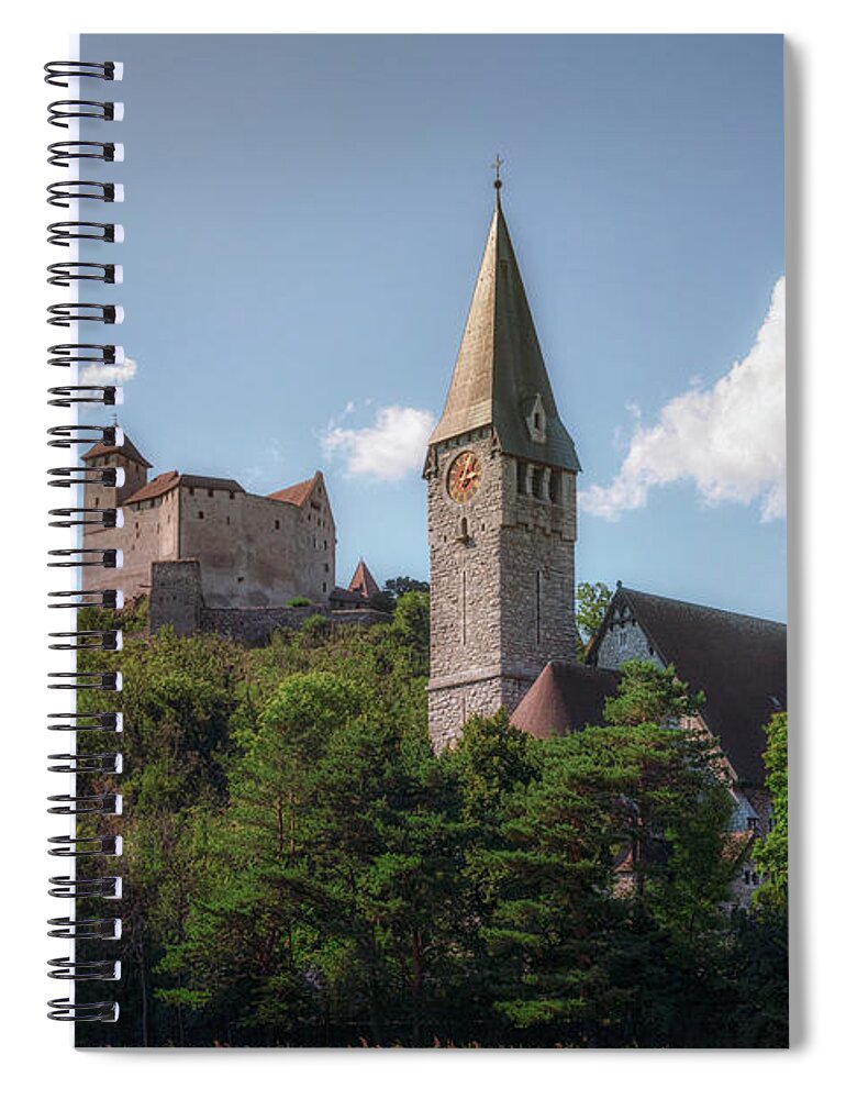 Balzers Spiral Notebook featuring the photograph Balzers - Liechtenstein #3 by Joana Kruse