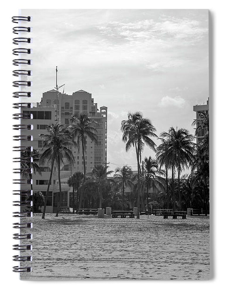 Fort Lauderdale Spiral Notebook featuring the photograph Beach Vibes #1 by FineArtRoyal Joshua Mimbs