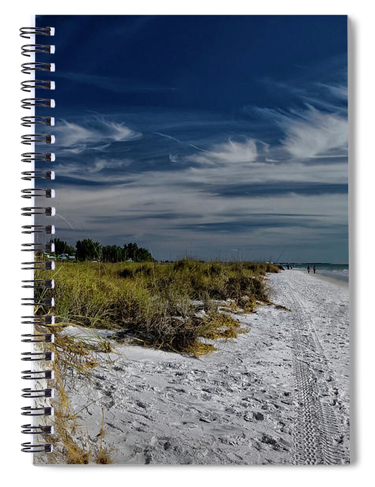 Anna Maria Island Spiral Notebook featuring the photograph Bean Point by ARTtography by David Bruce Kawchak