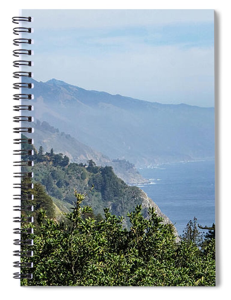 Big Sur Spiral Notebook featuring the photograph Big Sur California Coast #2 by Ann Moore