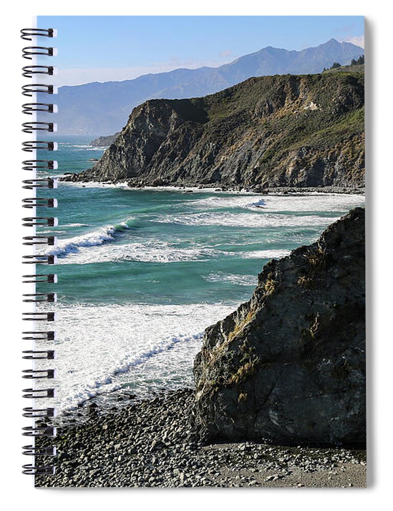 Pacific Ocean Spiral Notebook featuring the photograph Big Sur #1 by Erin Marie Davis