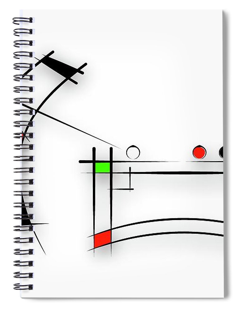 Snooker Spiral Notebook featuring the digital art Biliard s #1 by Pal Szeplaky