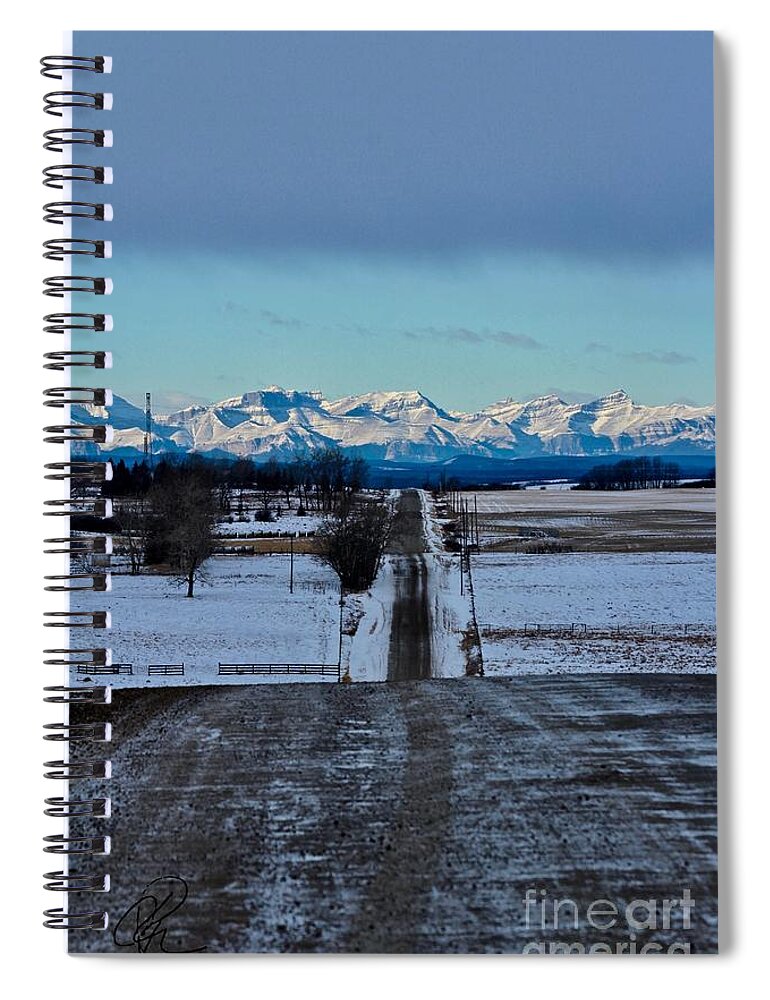 Chinook Spiral Notebook featuring the photograph Chinook Sky #1 by Ann E Robson