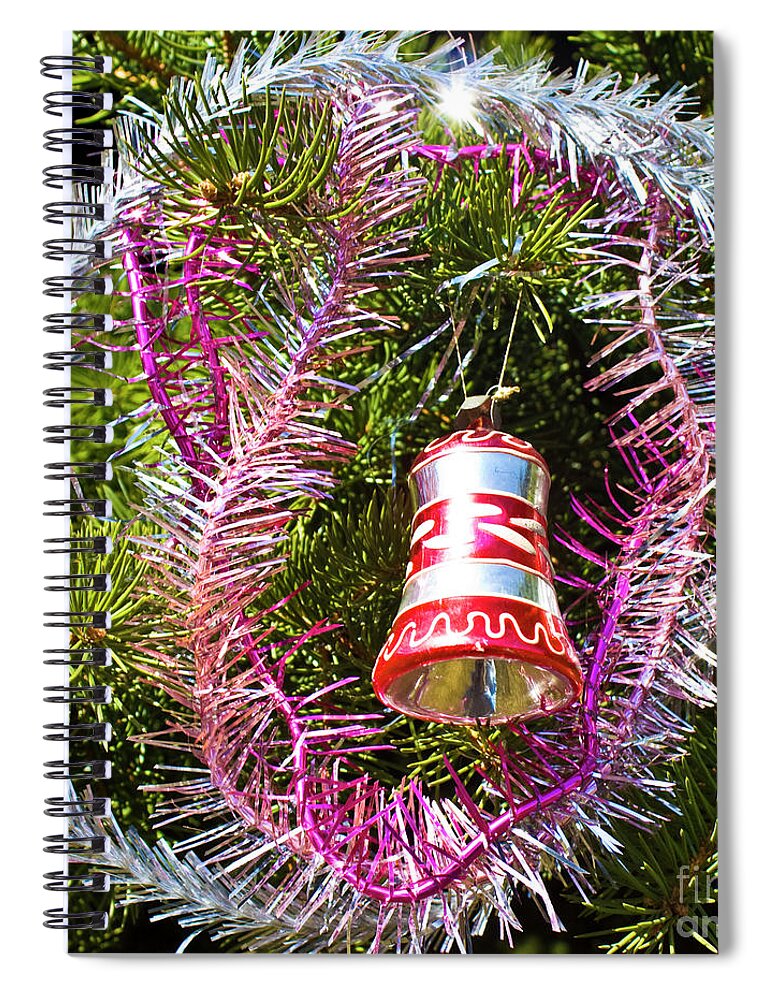 Christmas Spiral Notebook featuring the photograph Christmas decoration #1 by Irina Afonskaya