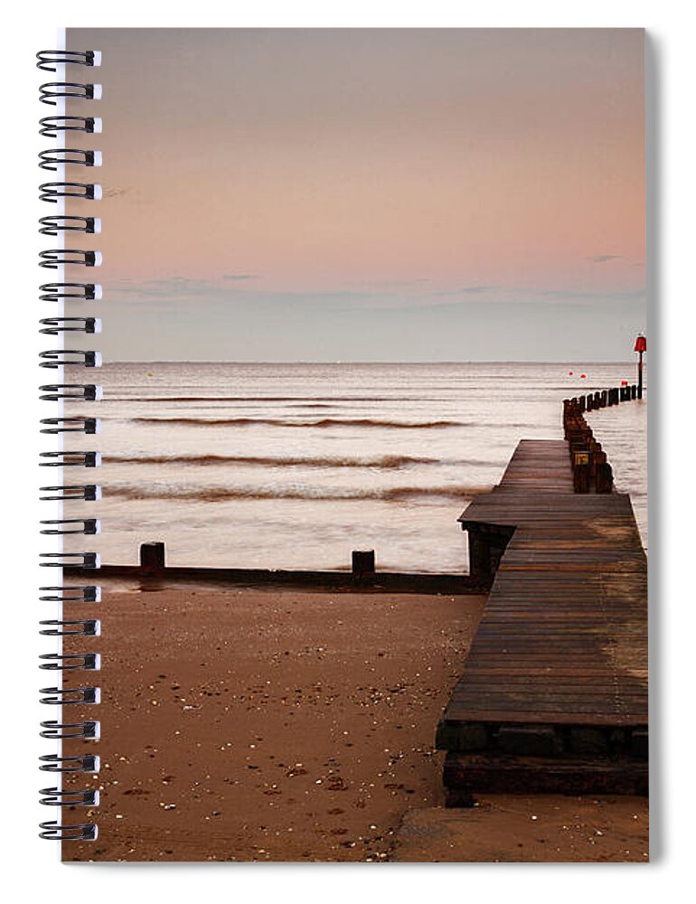 Cleethorpes Spiral Notebook featuring the photograph Cleethorpes #1 by Ian Middleton