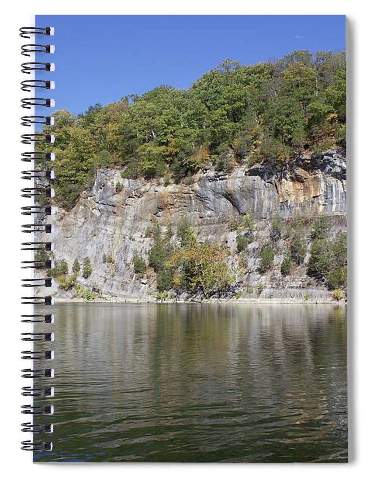  Spiral Notebook featuring the photograph Compton Rapids #1 by Annamaria Frost