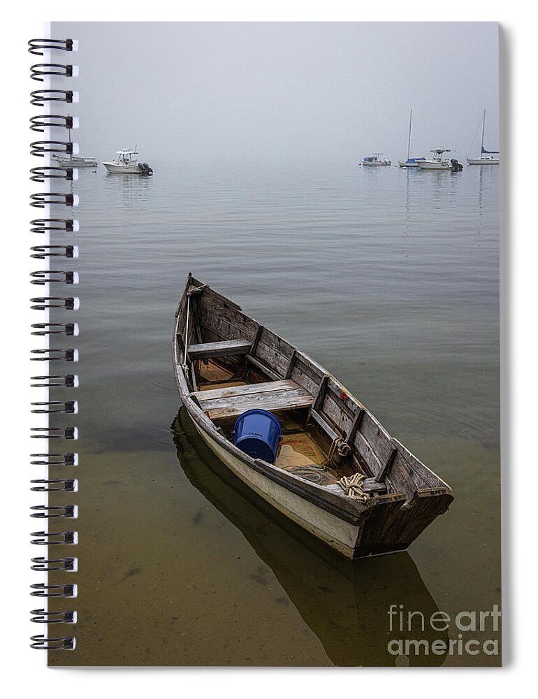 Dinghy Spiral Notebook featuring the photograph Dinghy #1 by Jim Gillen