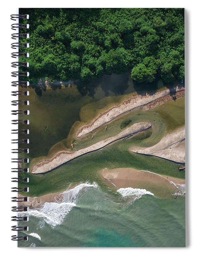Don Diego Spiral Notebook featuring the photograph Don Diego Magdalena Colombia #1 by Tristan Quevilly