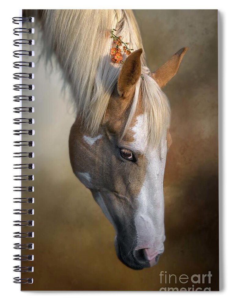 Horse Spiral Notebook featuring the photograph Elsa #2 by Lisa Manifold