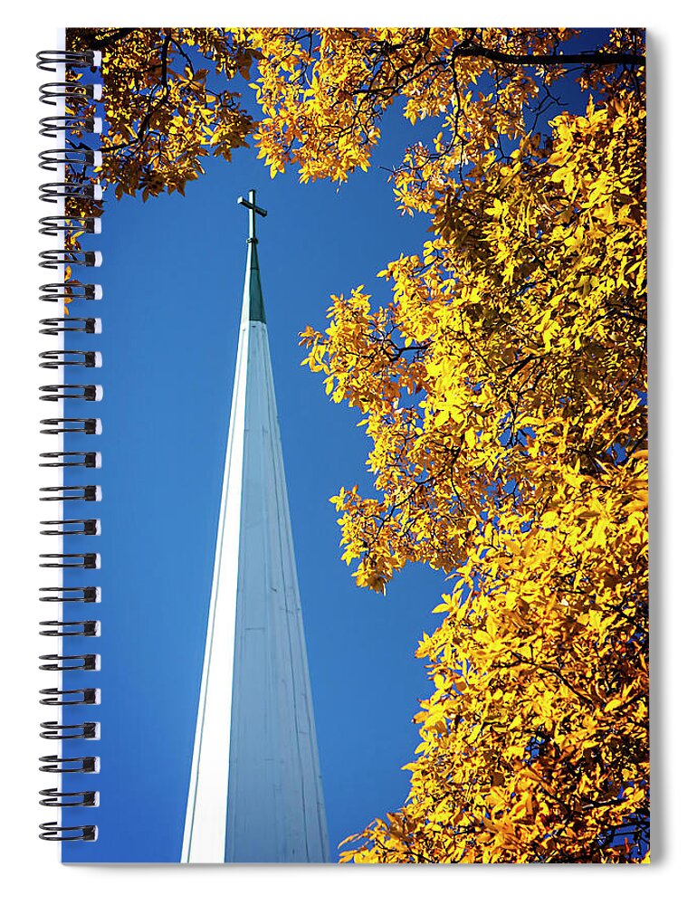 Color Spiral Notebook featuring the photograph Faith #2 by Alan Hausenflock