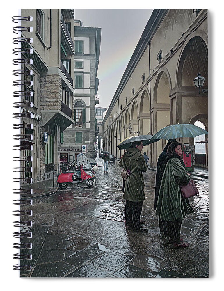 Florence Spiral Notebook featuring the photograph Florence #1 by Jim Mathis