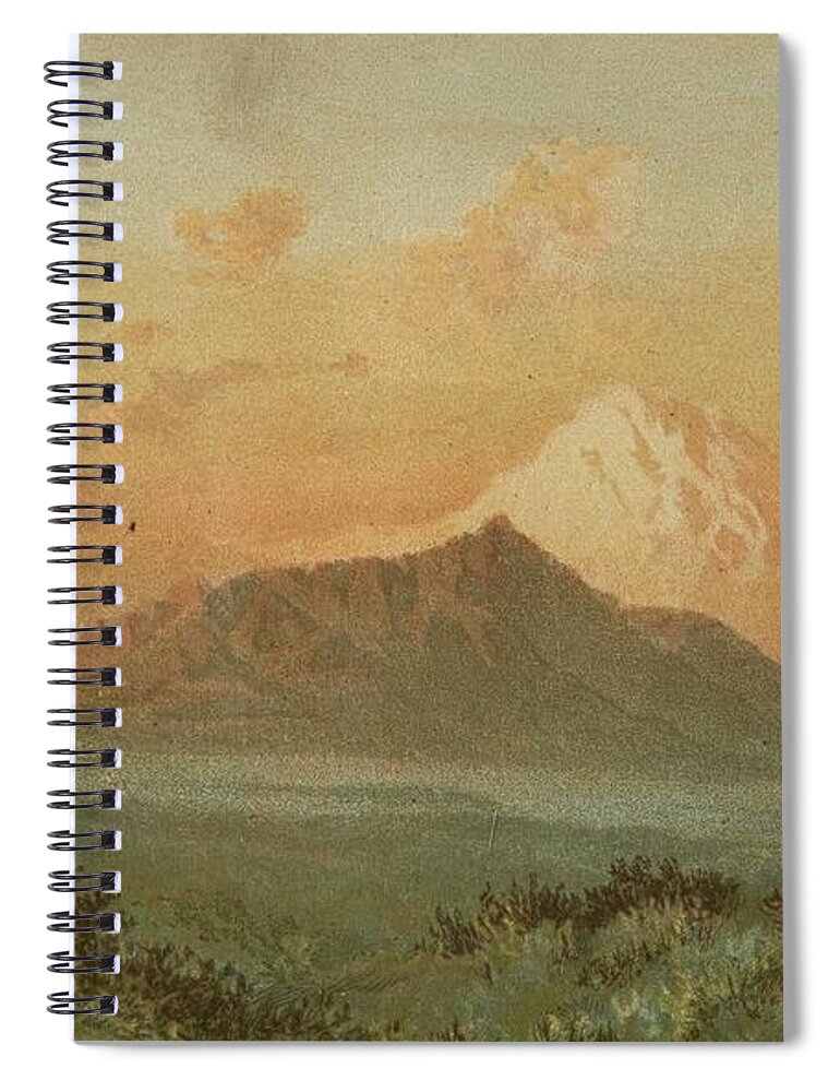 Freshfield Spiral Notebook featuring the painting Freshfield, Douglas W. TRAVELS IN THE CENTRAL CAUCASUS AND BASHAN, INCLUDING VISITS TO ARARAT AND TA #1 by Artistic Rifki