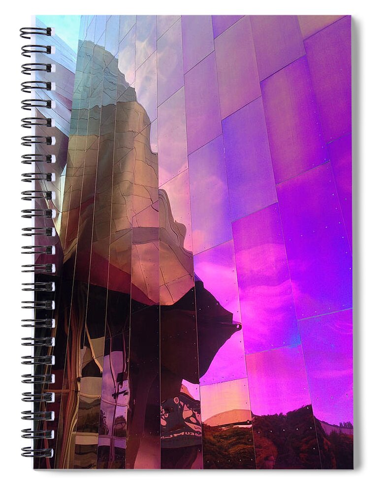 Pink Spiral Notebook featuring the photograph Fury #1 by Juliette Becker