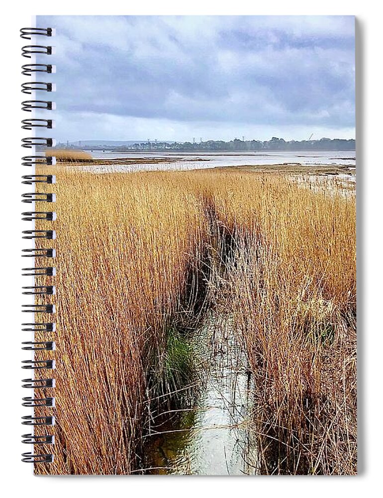 Holes Bay Spiral Notebook featuring the photograph Holes Bay Dorset by Gordon James
