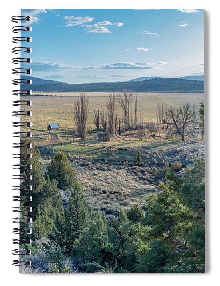 Lassen Spiral Notebook featuring the photograph Homestead by Randy Robbins