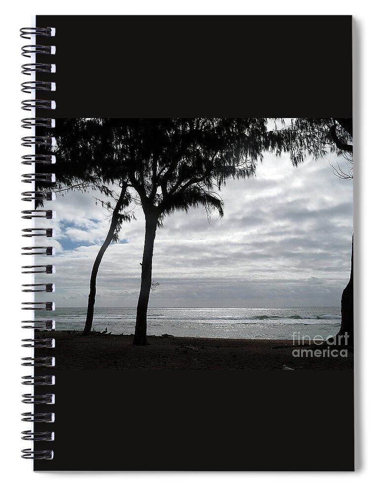 Waipouli Beach Spiral Notebook featuring the photograph Kauai Beach #1 by Cindy Murphy