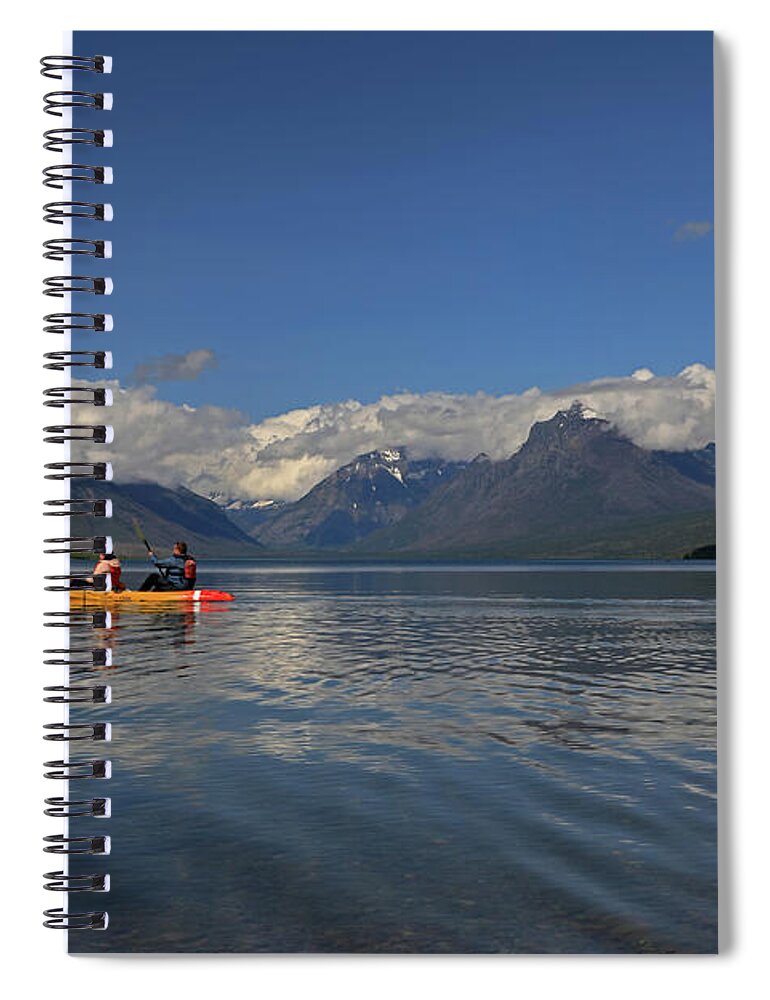 Lake Mcdonald Spiral Notebook featuring the photograph Lake McDonald - Glacier National Park #3 by Richard Krebs