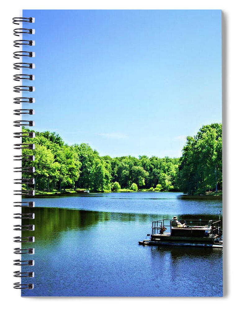 Color Spiral Notebook featuring the photograph Lazy Spring Days #1 by Alan Hausenflock
