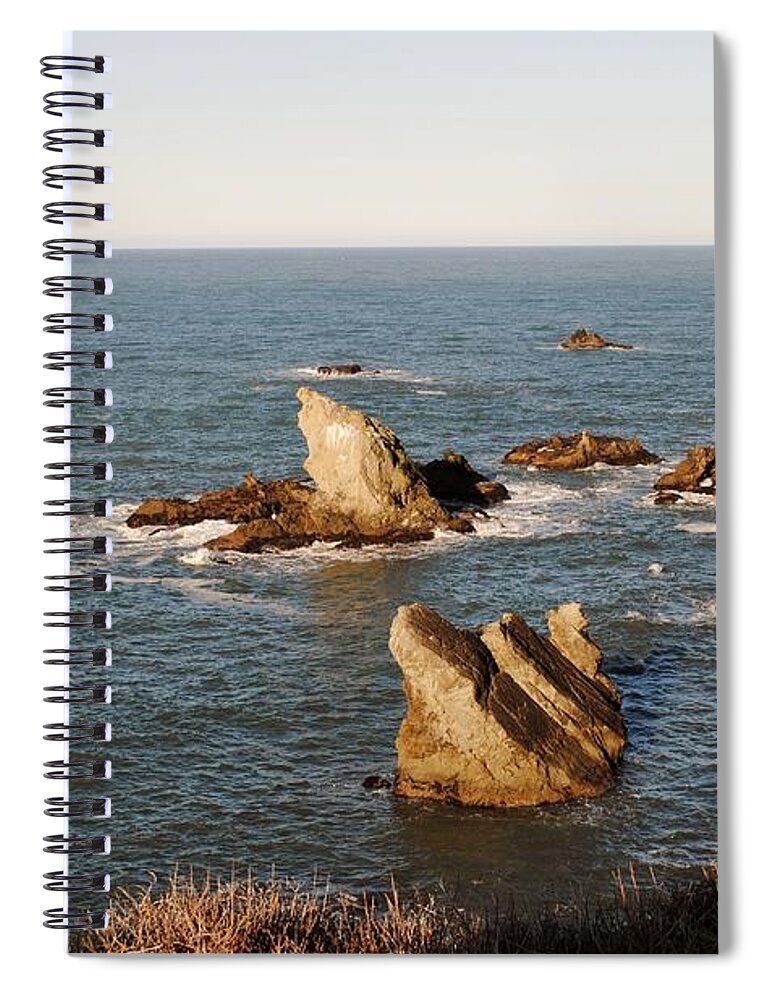 Coast Spiral Notebook featuring the photograph Looking West #1 by Steven Wills